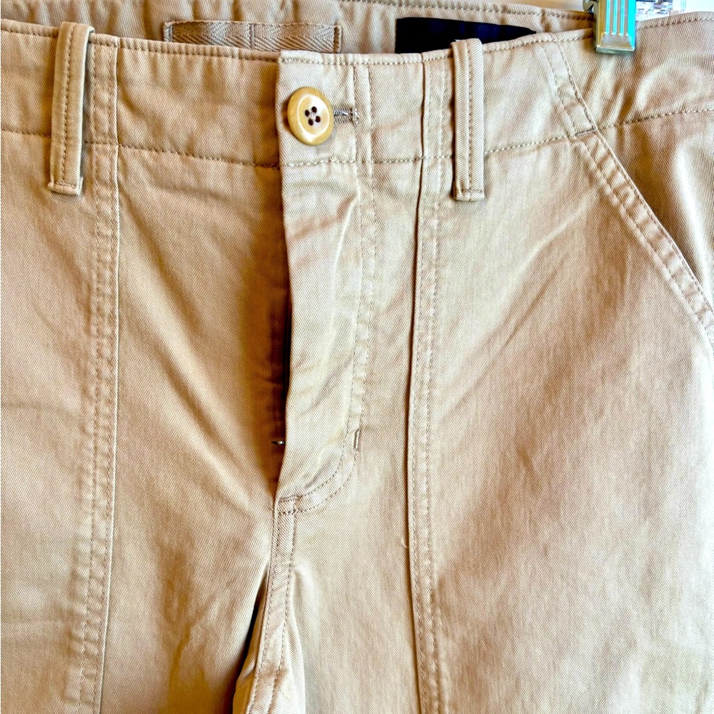 NWT Banana Republic Mid-Rise Slim Cargo Cotton Pant in Khaki Tan Size 6 copy - Picture 8 of 11